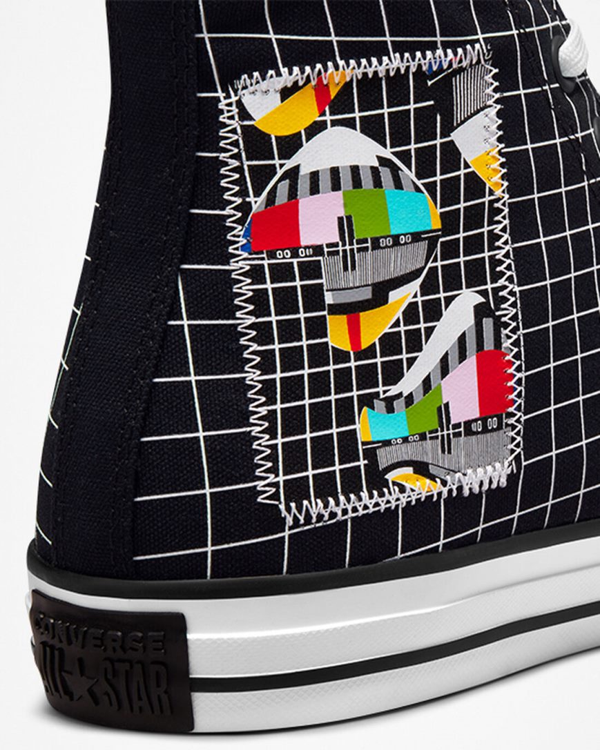 Men's Converse Chuck Taylor All Star Color Grid High Top Shoes White / Multicolor / Brown | AU 8043EV